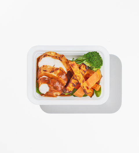 BBQ Chicken & Sweet Potato Wedges