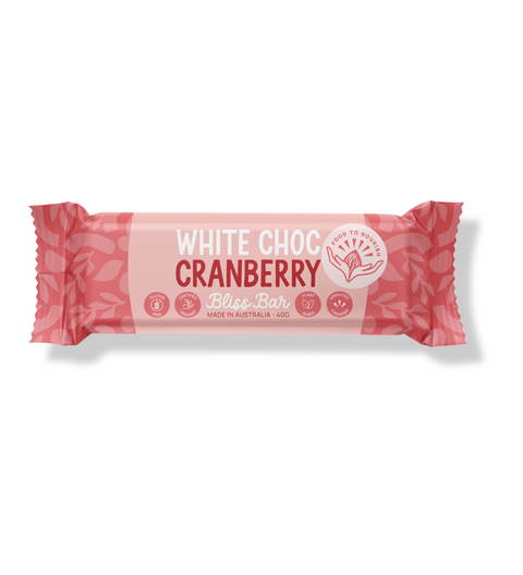 FTN Bliss Bar: White Choc Cranberry