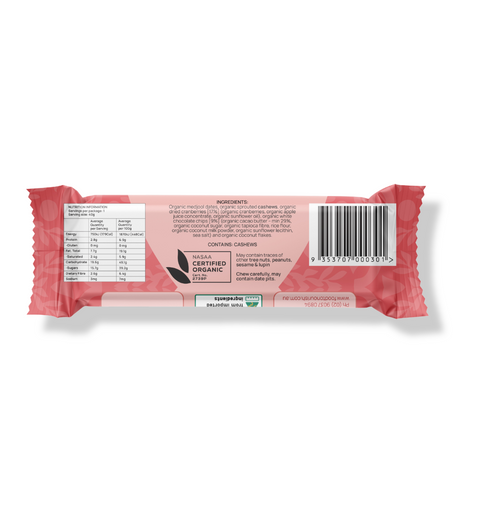 FTN Bliss Bar: White Choc Cranberry