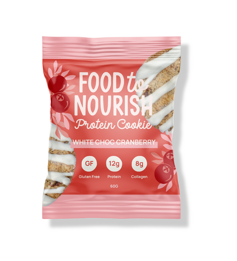 FTN Protein Cookie: White Choc Cranberry