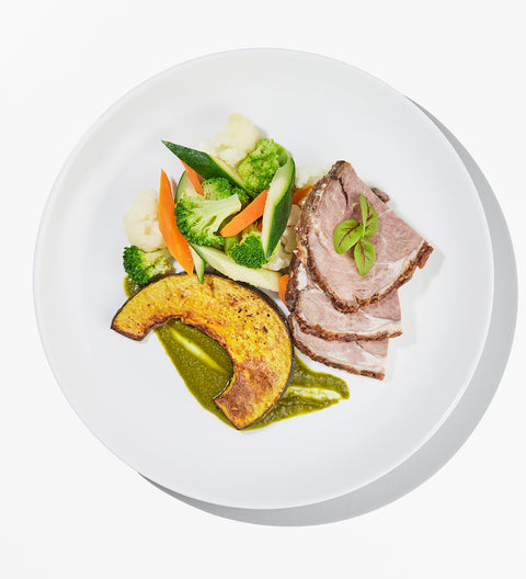 Roast Lamb with Salsa Verde