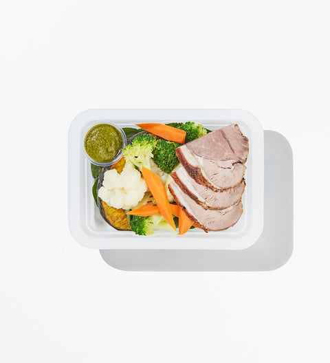 Roast Lamb with Salsa Verde